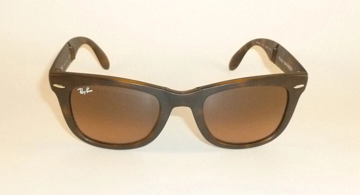 Ray Ban Sunglasses Matte Tortoise FOLDING WAYFARER RB 4105 894 43