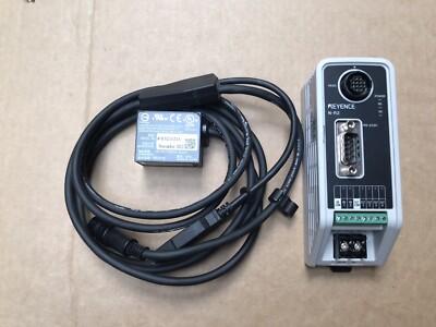 Keyence SR-610 Ultra Small 2D Code ScannerReader & N-R2 PSU Comms Unit