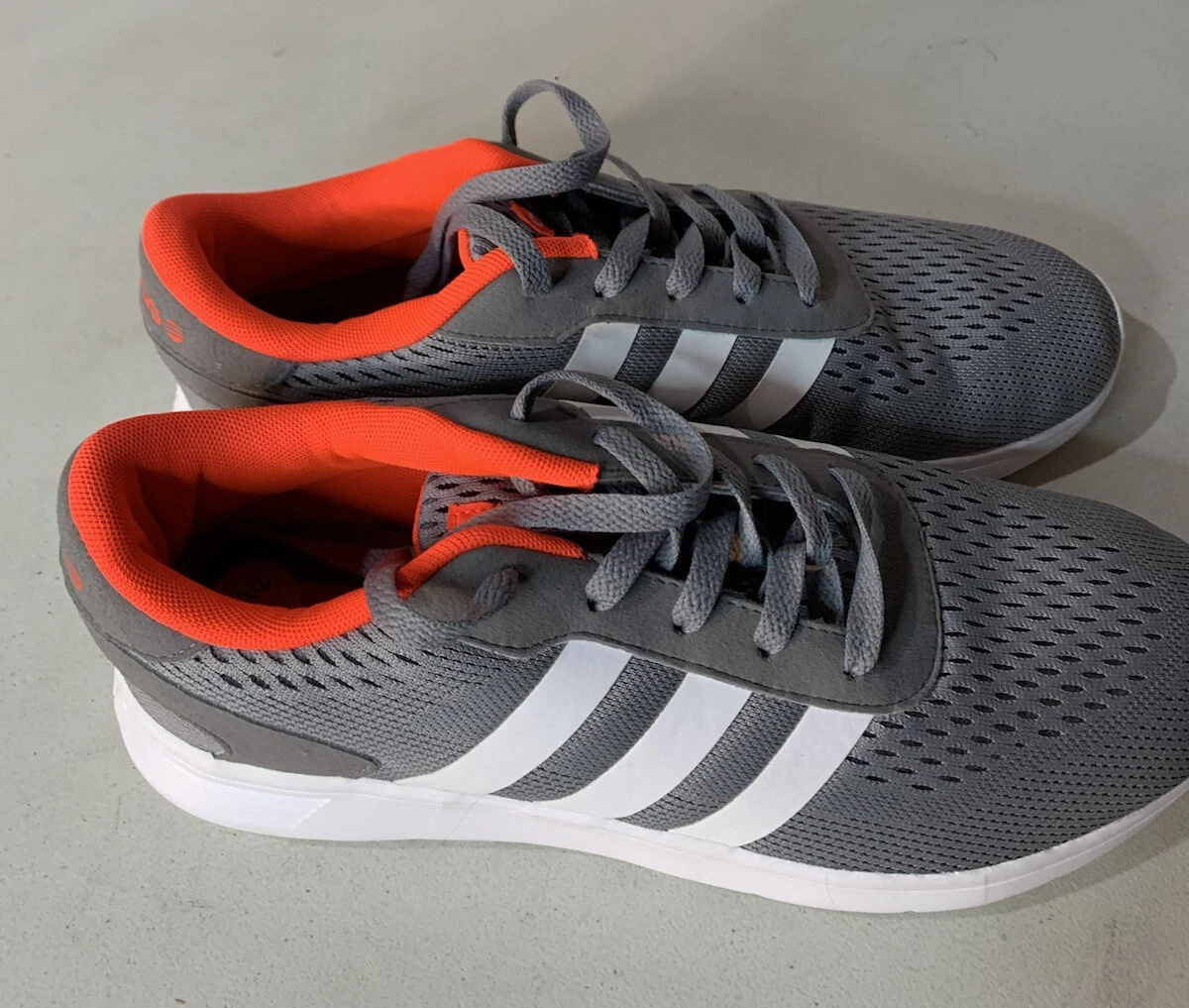 enviar Ubicación Desviar ADIDAS Men&#039;s Neo Ortholite Shoe Gray Neon Orange Size 7 1/2 HVA039001  | eBay