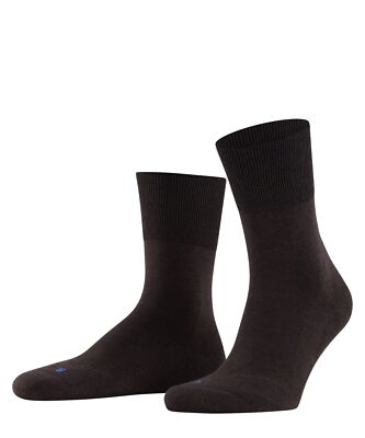 FALKE ESF-12309 Run Crew Cut U 1 Pair, Brown (Dark Brown), 6.5-8.5