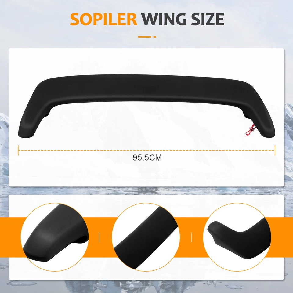 Alerón para Honda CRV 1997-2001 estilo de fábrica ligero imprimado trasero Foto 2 de 4