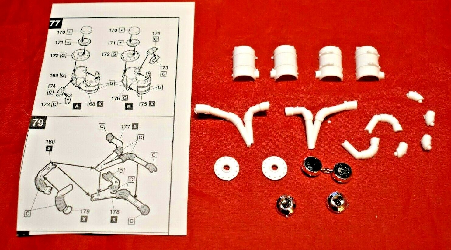 Revell Level 5 Peterbilt 359 Air Cleaners 1/25