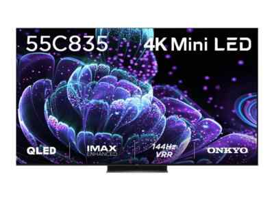 TCL 55C835 QLED 55V Mini LED 量子ドットテレビ TCL 55C835 QLED 55V