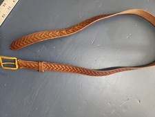 vintage 60 s leather belt pennys bridle top grain cowhide 34 W 1960's narrow
