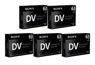 5 Sony Pro VX Mini DV camcorder video tape for VX2000 VX2100 PD150