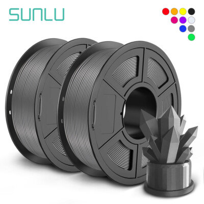 SUNLU 1.75MM PLA PETG SILK 1KG Filament 2Rollen 3D-Drucker Verbrauchsmaterial