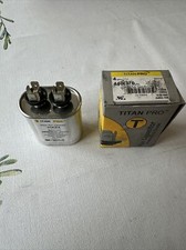 TitanPro TOCF4 HVAC Motor Run Oval Capacitor. 4 MFD/UF 440/370 Volts