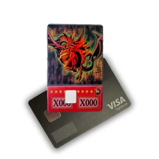 Debit Card Skin - Yu-Gi-Oh! Slifer Sky Dragon Holographic Anime Credit Card Skin