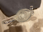 Crystal Cut and Etched Glass Decantur with topper Vintage — photo 4