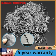 1000PC Hot Staples Wave Stapler Plastic Welding For Car Fender Bumper Repair Kit