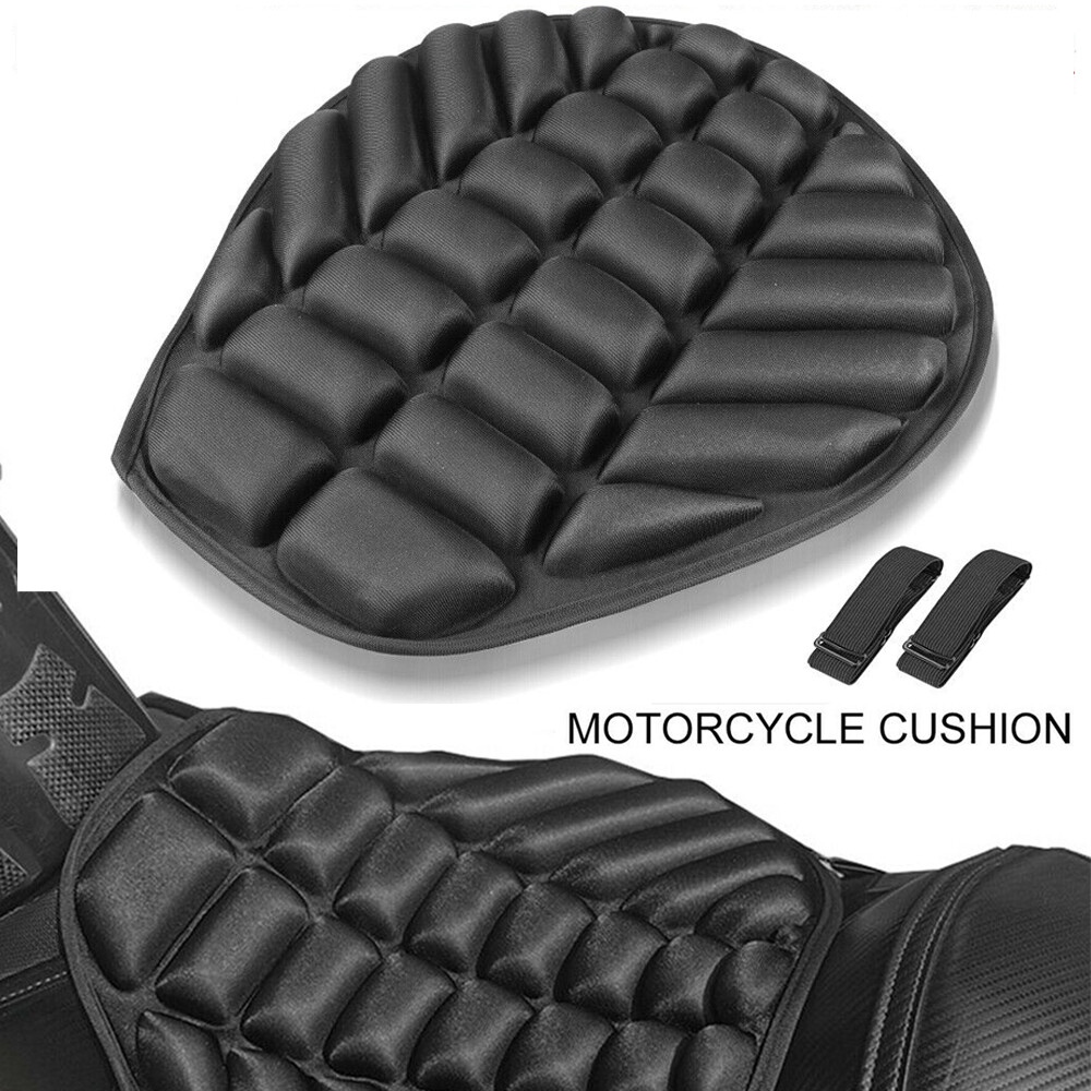 Motorcycle Comfort Seat Cushion Gel Cover Pillow Pad Pressure Relief Motorbike eBay