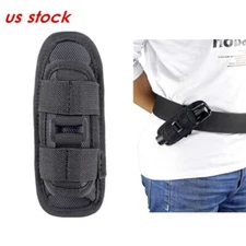 Tactical Expandable Flashlight Pouch Holster Holder Torch Case for Duty Belt