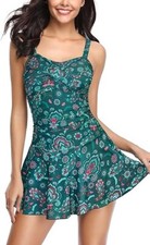 SHEKINI Swimming Costume for Women Tummy Control One Piece Swimsuit Padded