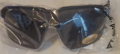 PUGS LifeStyle L2 Cycling Shield Sunglasses Black Frame Smoke Lens UV400