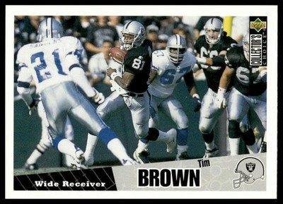 Tim Brown 1996 Collector's Choice #99 Oakland Raiders