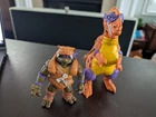 Vintage 1993 TMNT Cave Turtle Don Trippy Tyrannosaurus Dinosaur Saddle Hat Loose