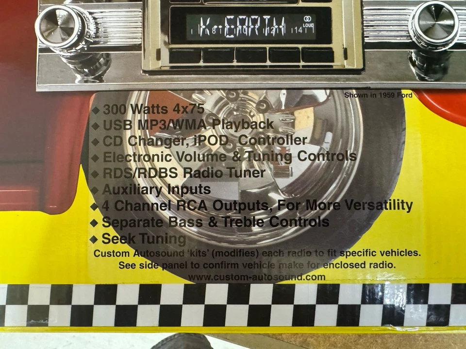 Cargador Mopar Dodge 630 1971 1972 1973 radio AM/FM USB auxiliar iPod Foto 3 de 4