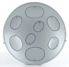 Panyard Jumbie Jam Ready-to-play Steel Drum Kit - Silver - No Stand or Mallets