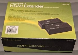 Monoprice HDXT-E60 HDMI Extender Used Open Box  Tested