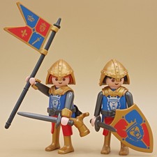 PLAYMOBIL CHEVALIERS DU Lion. Armée de 15 chevaliers avec armement EUR 140,00 - FR