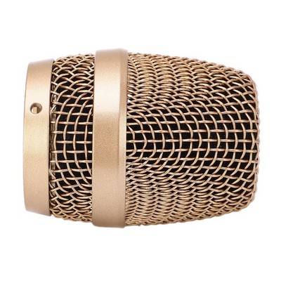 Microphone Ball Head Mesh Stainless Steel Mic Replacement Head Cover For Baier