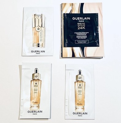Guerlain Abeille Royale Samples Set  x4 Skincare Serum Sample Packets