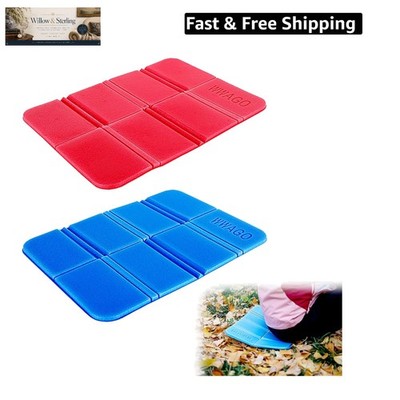 2PCS Camping Cushion Seat, Foldable Ultralight Foam Sitting Pads, Save Your B...