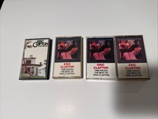 Lot of 4 Eric Clapton Music Cassette Tapes