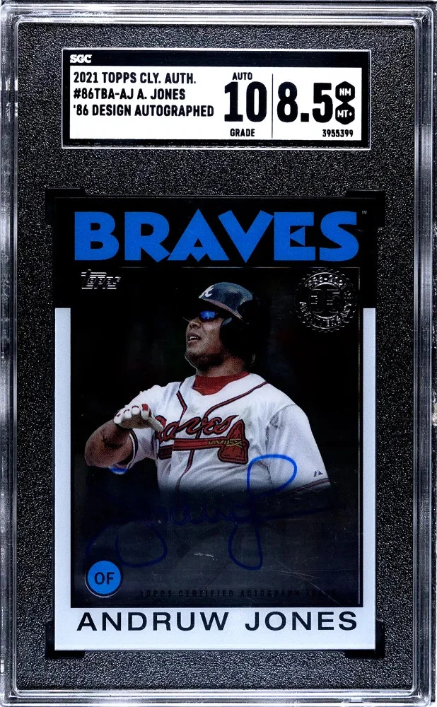 2021 Topps Clearly Authentic Autographs - Andruw Jones #86TBA-AJ