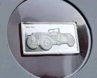 Vintage 1946 MG Car - 1.6 Gram .925 Sterling Silver Mini Bar Proof Ingot Coin