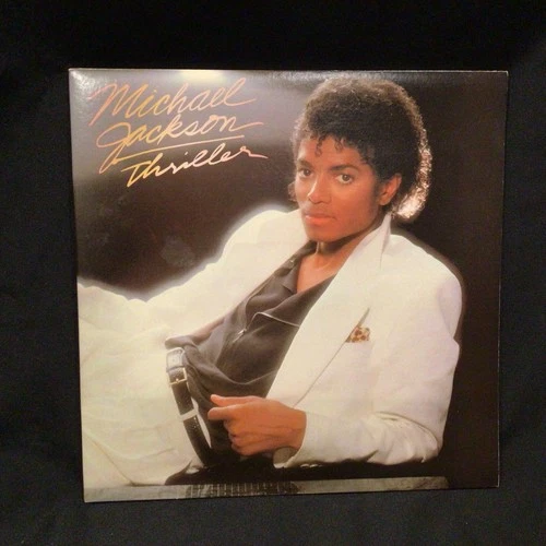 Vintage Michael Jackson - Thriller LP Original 1982 QE-38112 Vinyl Record
