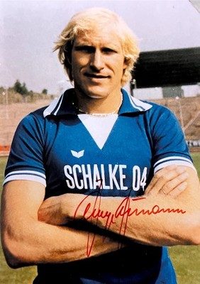 Autograph Rolf Rossmann (2009  ) 1969-80 Schalke 04 BVB 13x18cm photo 25-7 XYZ
