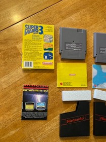 Super Mario Bros 2 *variant!& 3! NES nintendo cib! manuals & posters Authentic! 