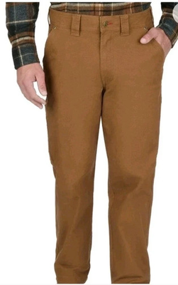 #ad #ad Coleman Men#x27;s Canvas Stretch Utility Work Pants 34 X 32 Tear Resistant Copper $22.09