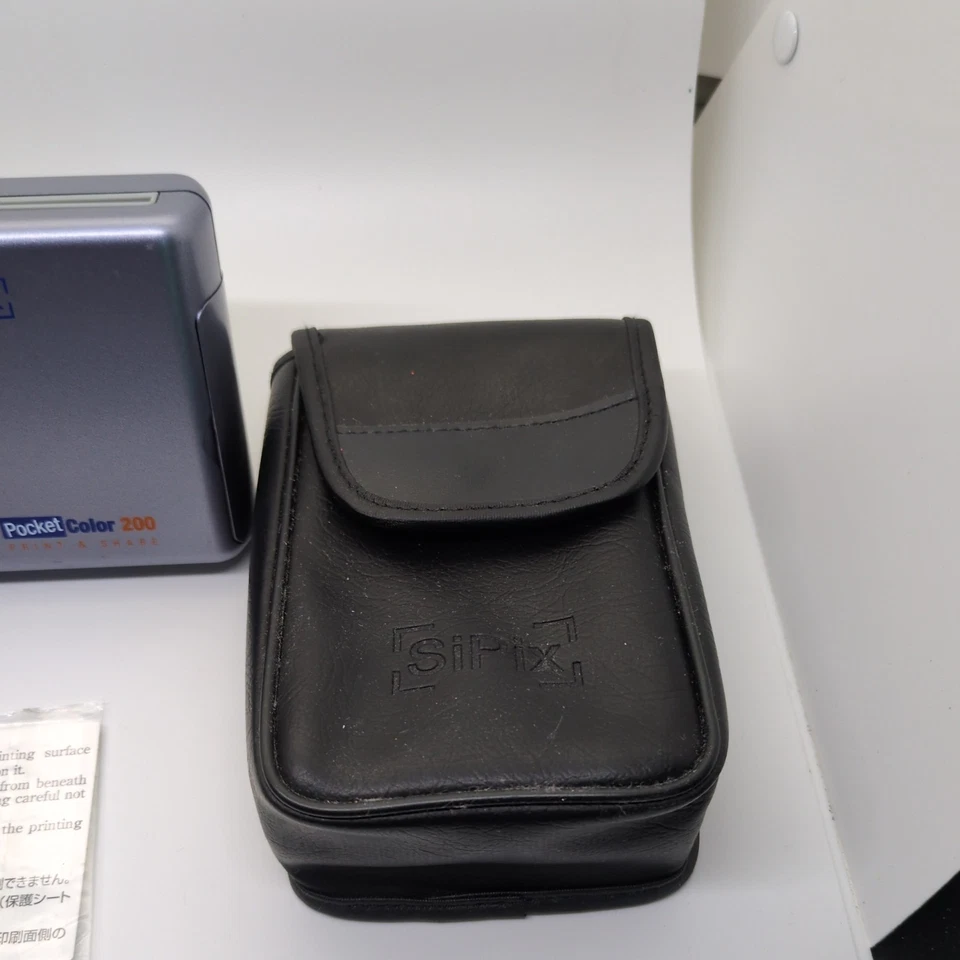 Pocket Color 200 Print and Share SiPix Powers On Untested Mobile Printer As Is - Image 4 of 4