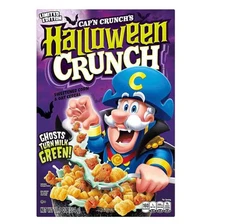 Halloween Cap'n Crunch Cereal Captain Ghosts Green Milk 11.7Oz MAR 2026 LIMITED
