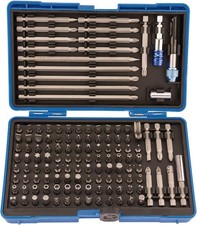 Draper Expert 127 Piece Magnetic Bit Holder Set | 25 mm 1/4" Metric Screwdriver