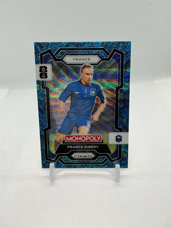 2026 Panini Prizm Monopoly FIFA World Cup #8 Franck Ribery Blue Wave FRANCE