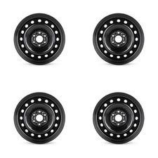 Set Of 4 18 Inch Steel Black Steel Wheels For 2015-2025 Chevrolet 6x120 W5eo Set Of 4 18 Inch Steel Black Steel Wheels For 2015-2025 Chevrolet 6x120 W5eo