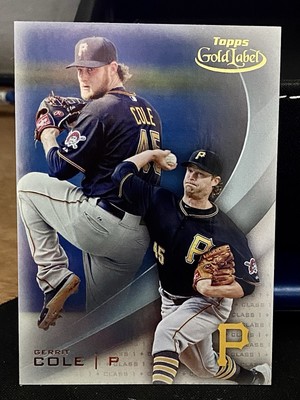 2016 Topps Gold Label Class 1 Gerrit Cole #66 Pittsburgh Pirates