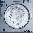 1921 BU GEM MORGAN SILVER DOLLAR UNC MS+++ U.S. MINT RARE COIN 9080