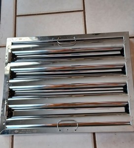 Qty 4 MAVRIK Stainless Steel Baffle Grease Filter Model A6 NSF New Size In Pics