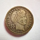 1915 Barber Liberty Dime VF from private collection SEE MY OTHER COINS