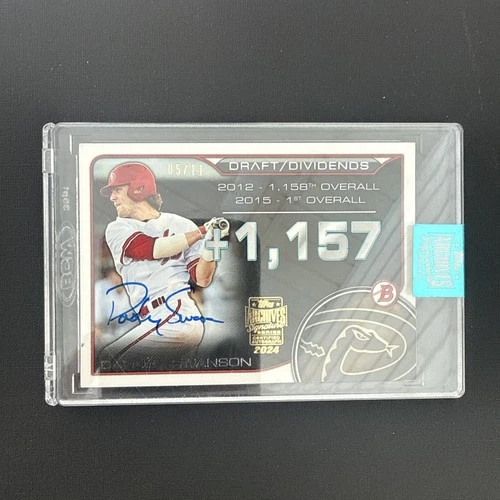 Dansby Swanson 2024 Topps Dansby Swanson #5 Auto