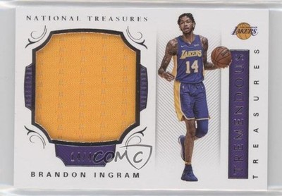 2017-18 Panini National Treasures Tremendous 14/49 Brandon Ingram #TTR-50 7bo