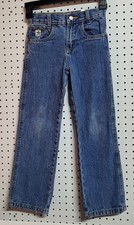 Cinch Boys White Label Denim Jeans Size 7 Adj. Waist 100 Cotton Western Cowboy