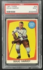 Topps 1961 Hockey Doug Harvey PSA 9 MINT #45