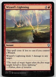 Wizard's Lightning - Dominaria #152 Uncommon