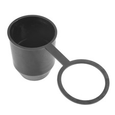 Black Tow Bar Push-in Type Cover Car Hitch Towball Trailer  EIG886680