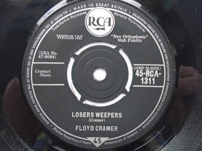 Floyd Cramer Losers Weepers 7'' RCA RCA 1311 EX 1962